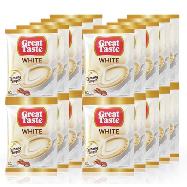 Great Taste Coffee White Creme (10x30g) 300g - Asian Online Superstore UK