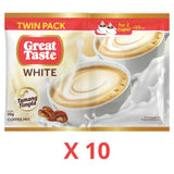 Great Taste Coffee White Creme Twin Pack (10x50g) 500g | Asian Grocery UK