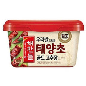 Haechandle Gochujang Red Hot Pepper Paste Square 500g | Asian Grocery UK
