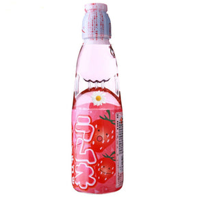 Hatakosen Ramune Soda Strawberry Flavour 200ml | Asian Grocery UK