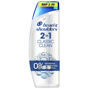 Head & Shoulder 2in1 Classic Clean Anti-Dundruff Shampoo & Conditioner (PRP 2.99) 250ml | Asian Grocery UK
