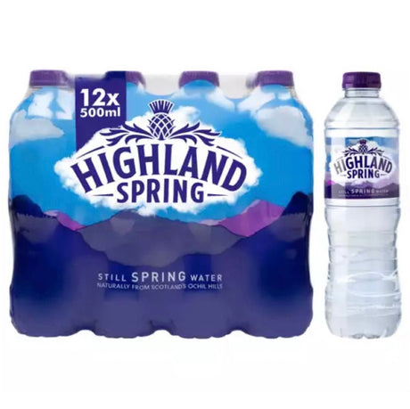 Highland Still Spring Water (Sports Cup) 12x1.5L - Asian Online Superstore UK