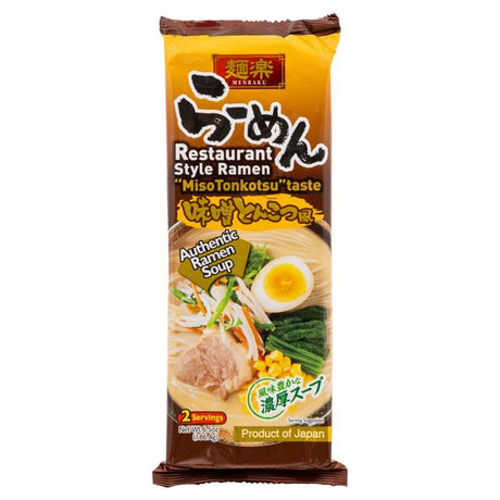 Hikari Menraku Japanese Ramen Tonkotsu (For Export) 186.4g - Asian Online Superstore UK