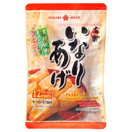 Hikari Miso Inari Age (Seasoned Fried Tofu) 176.4g - Asian Online Superstore UK