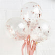 Hip Hip Hooray! Confetti Balloon - Rose Gold Foil (10 Pack) | Asian Grocery UK