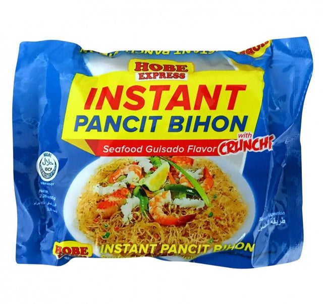 Hobe Express Instant Pancit Bihon - Seafood Flavor with Crunches 65g - Asian Online Superstore UK