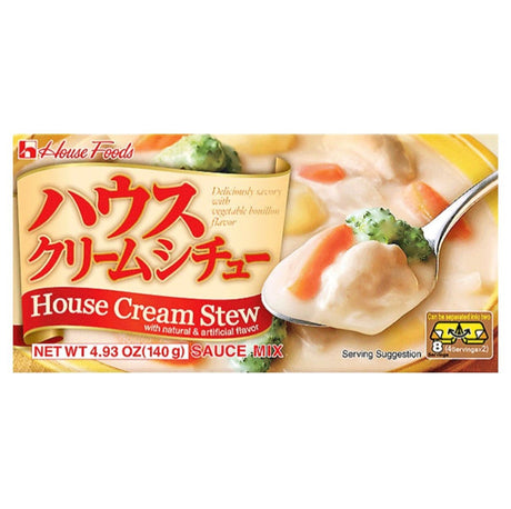House Foods Ex White Cream Stew (With Natural & Artificial Flavour) Sauce Mix 140g - Asian Online Superstore UK