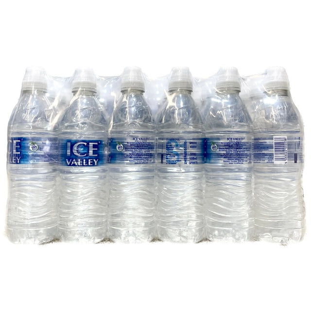 Ice Valley Still Spring Water Sports Cap 24x500ml - Asian Online Superstore UK