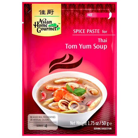 Asian Home Gourmet Spice Paste for Thai Tom Yum Soup 50g - AOS Express