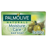 Palmolive Moisture Care Bar Soap Green (3 Pack) 90g - AOS Express