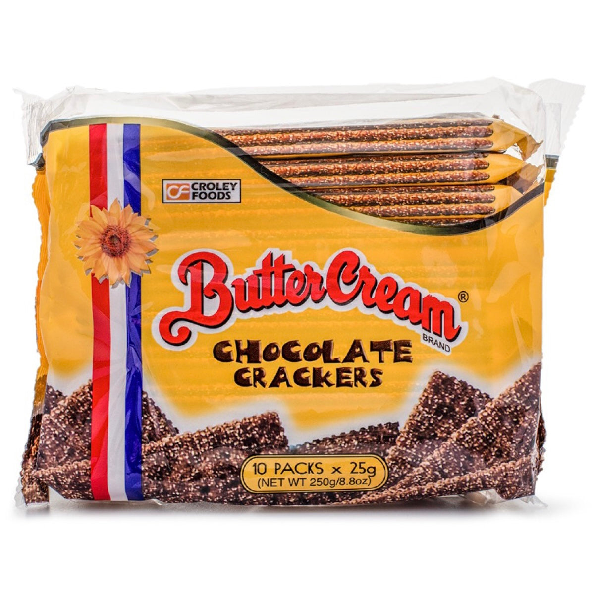 Sunflower Butter Cream Chocolate Cracker (10x25g) 250g