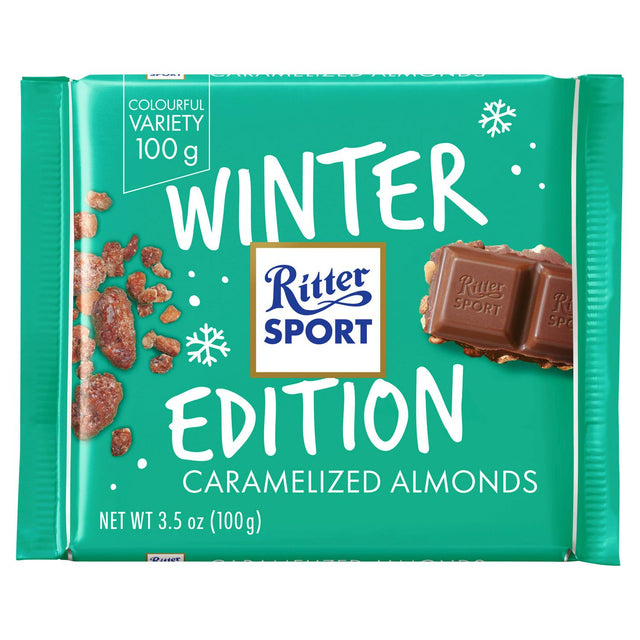 Ritter Sport Caramelized Almonds 100g - AOS Express