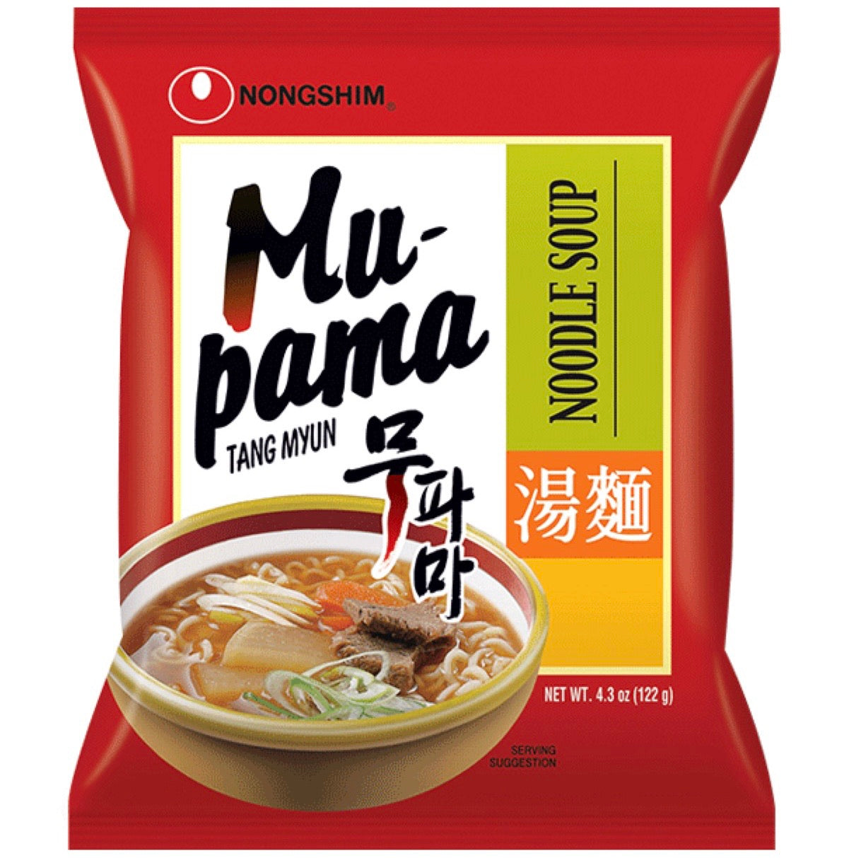 Nongshim Mupama Tang Myum (Vegetarian Noodle Soup) Instant Noodle 122g - AOS Express