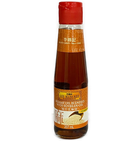 Lee Kum Kee Blended Sesame Oil (Sesame Oil Blended with Soy Bean Oil) 207ml - AOS Express