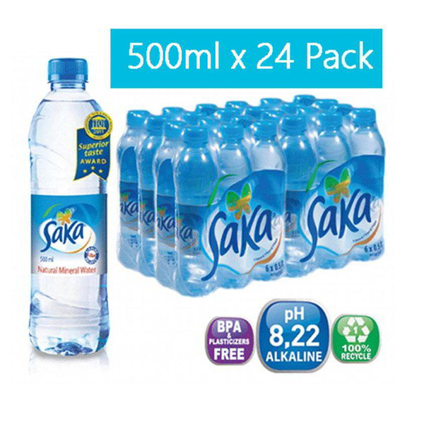 Saka Natural Mineral Water 24x500ml