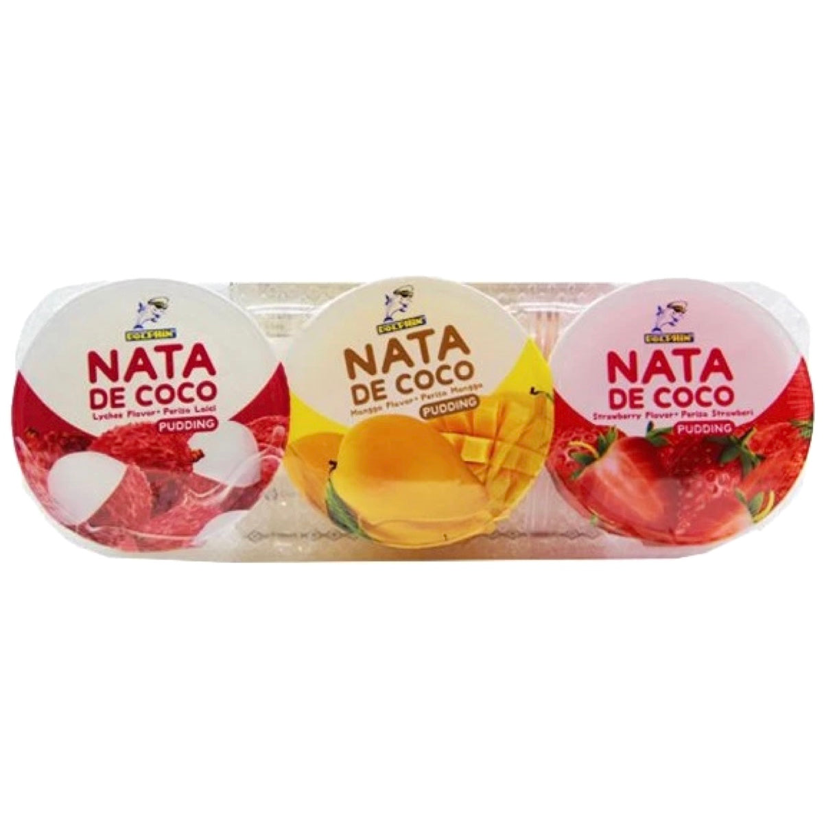 Captain Dolphin Nata De Coco Pudding Mixed (3x85g) 255g - AOS Express