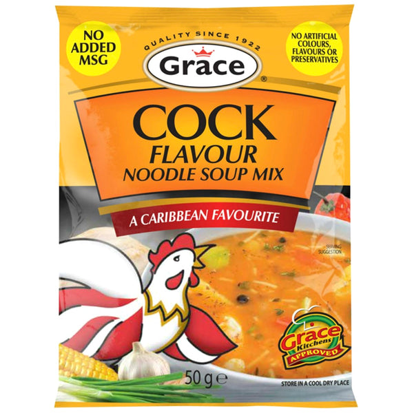 Grace Cock Flavour Noodle Soup Mix 50g - AOS Express