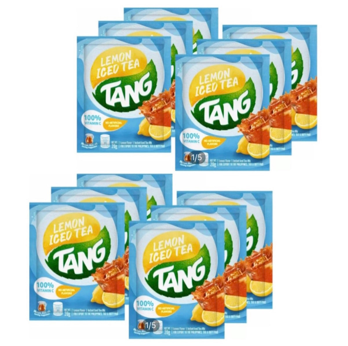 Tang Lemon Iced Tea Flavour Drink Powder (12x20g) 240g