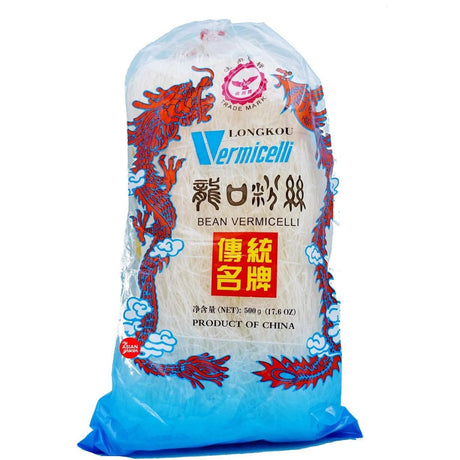 Longkou / Lungkow Mung Bean Vermicelli (Yuanbao)500g - Asian Online Superstore UK