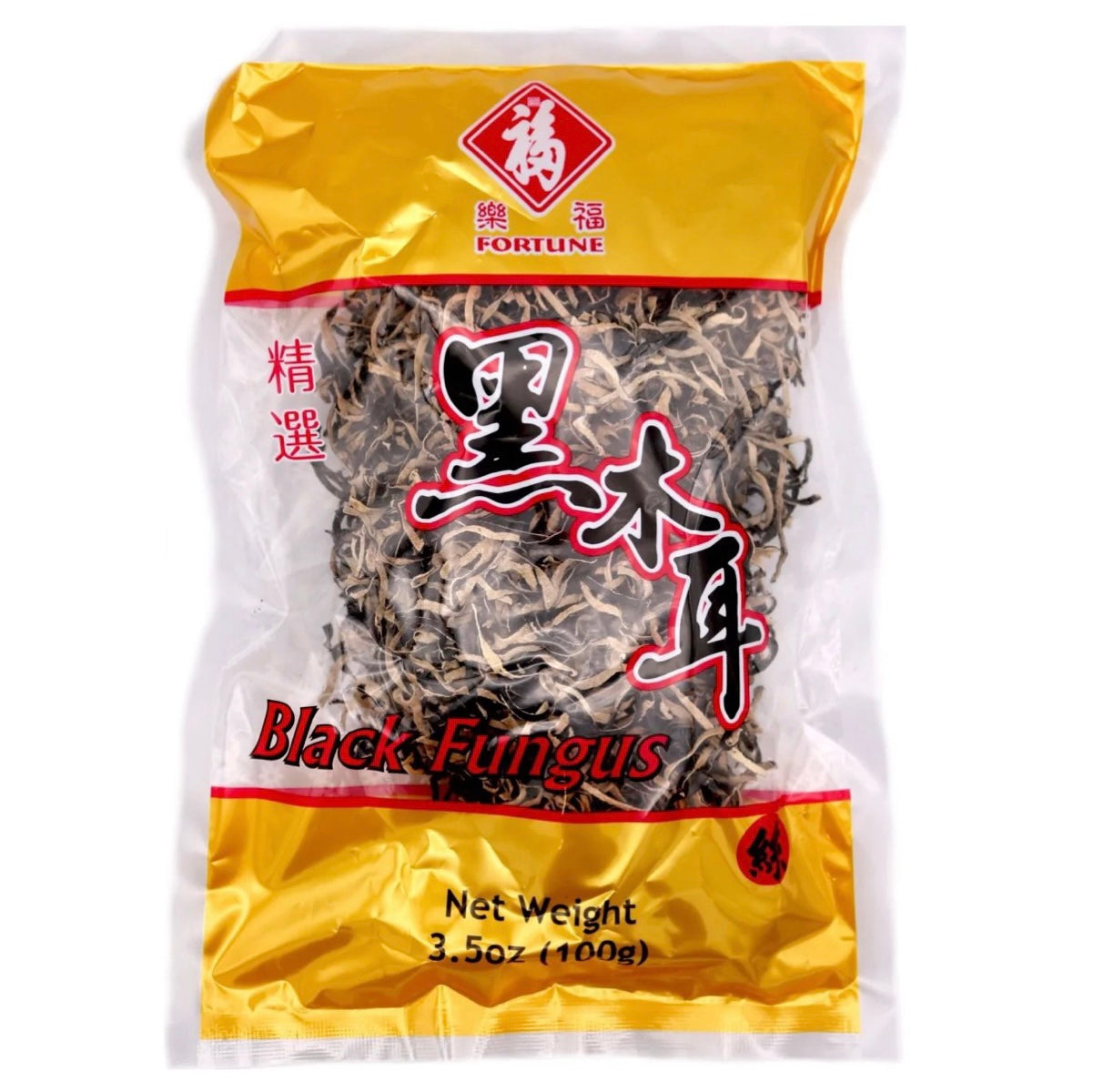 LF Fortune Dried Black Fungus Strips 100g