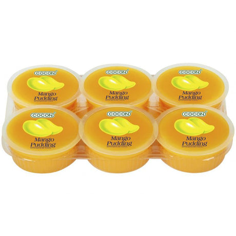 Cocon Mango Flavour Jelly Pudding with Nata De Coco (6x80g) 480g