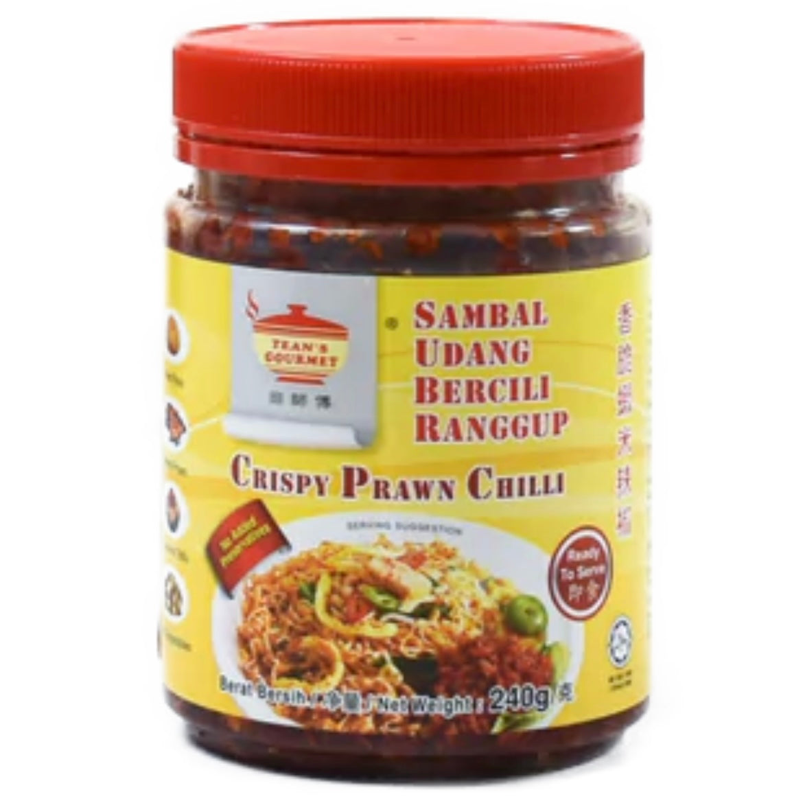 TG Tean’s Gourmet Crispy Prawn Chilli 240g