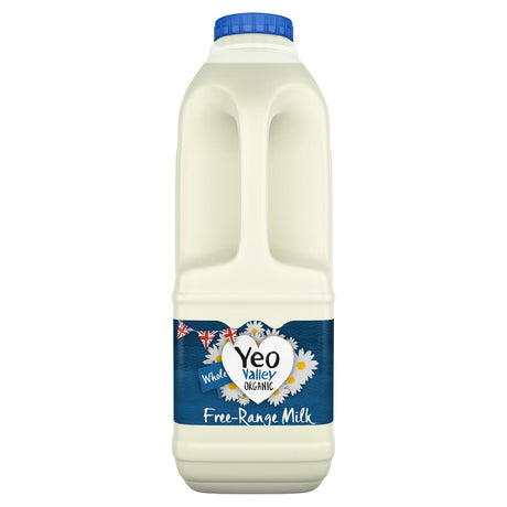 Yeo Valley Organic Free-Range Whole Milk 1L - AOS Express