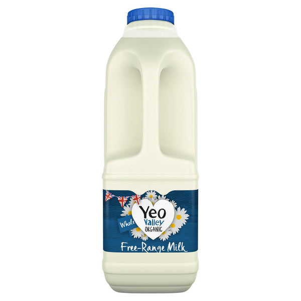Yeo Valley Organic Free-Range Whole Milk 1L - AOS Express