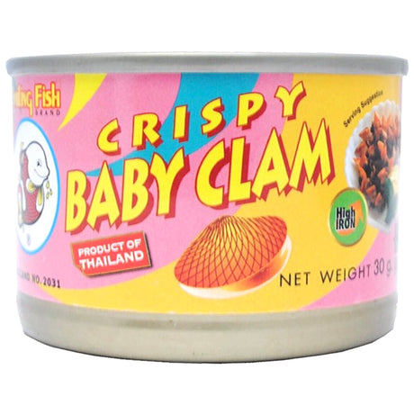 Smiling fish Crispy Baby Clams 30g - AOS Express