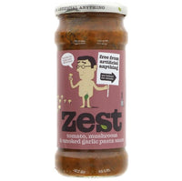 Zest Tomato, Mushroom & Smoked Garlic Pasta Sauce 340g - AOS Express