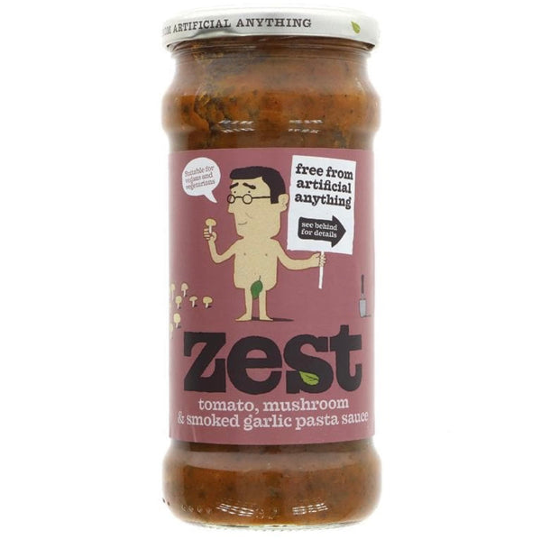 Zest Tomato, Mushroom & Smoked Garlic Pasta Sauce 340g - AOS Express