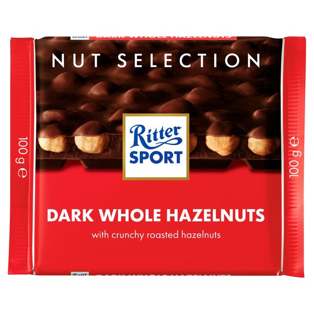 Ritter Sport Dark Whole Hazelnut 100g - AOS Express