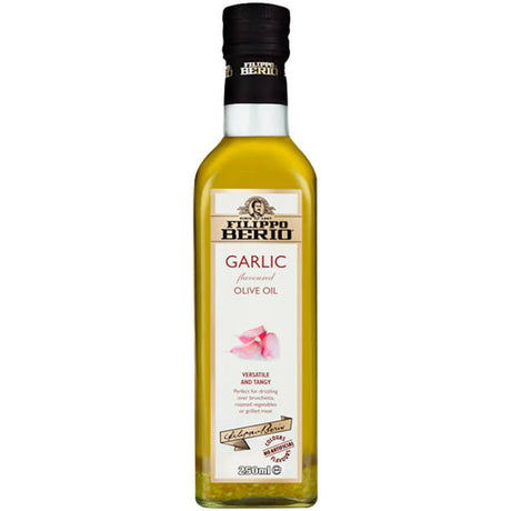 Filippo Berio Garlic Olive Oil 250ml - AOS Express