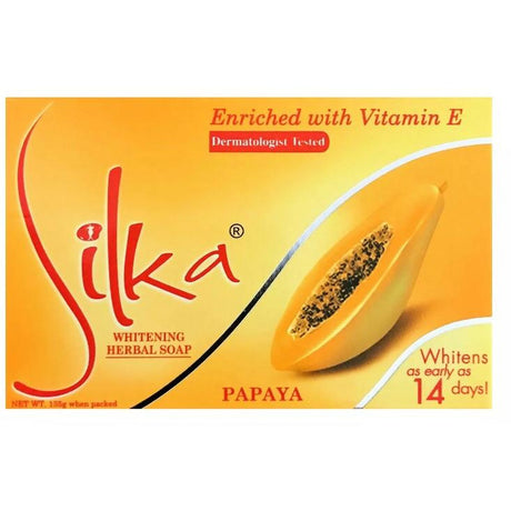 Silka Papaya Skin Lightening Soap 135g - Asian Online Superstore UK