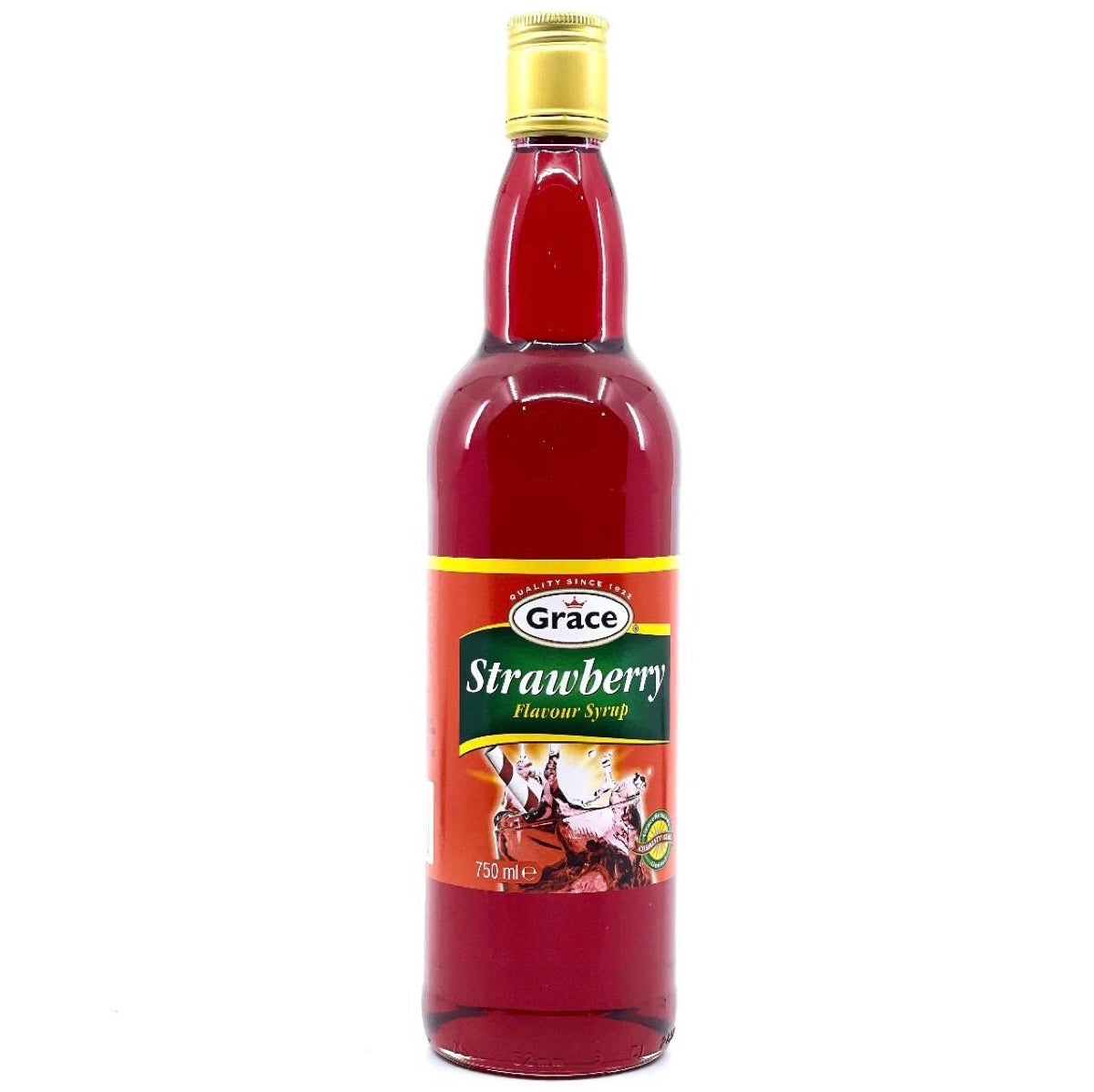 Grace Strawberry Flavour Syrup 750ml - AOS Express