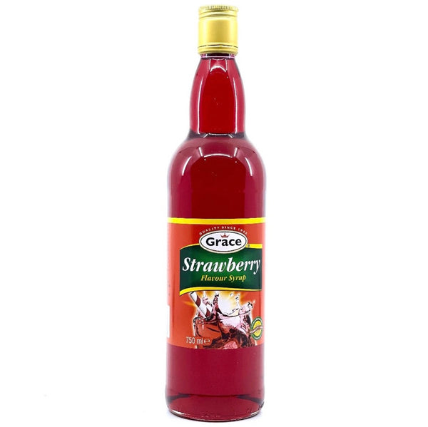 Grace Strawberry Flavour Syrup 750ml - AOS Express