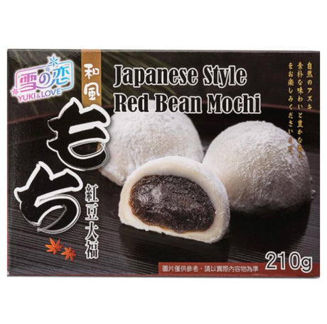 Yuki & Love (SG) Japanese Style Red Bean Mochi  210g - AOS Express