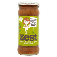 Zest Tomato, Basil & Origano Pasta Sauce 340g - AOS Express