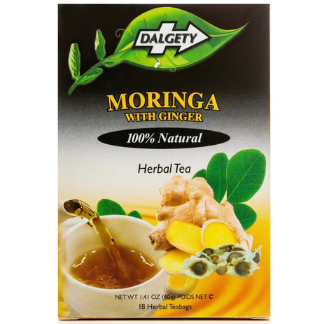 Dalgety Moringa with Ginger Herbal Tea 40g - AOS Express