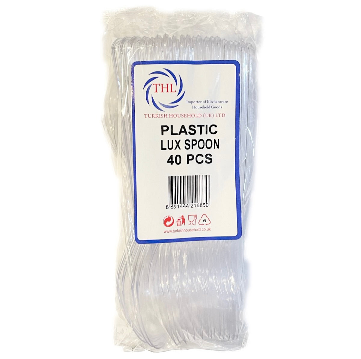 THL Plastic Lux Spoon 40pc