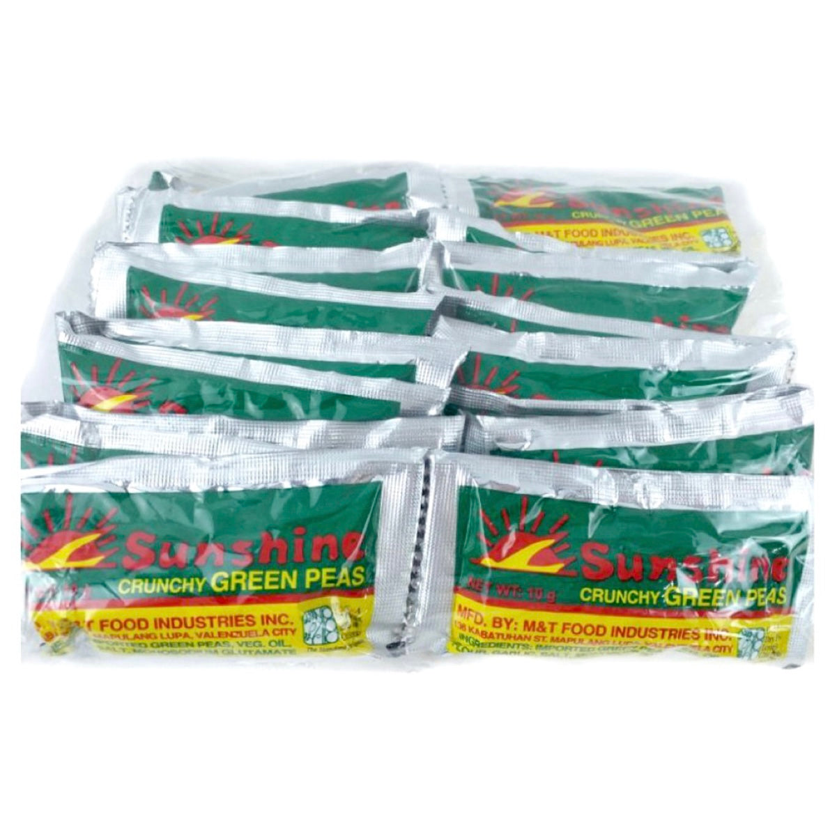 Sunshine Crunchy Green Peas (20Packs x 10g) 200g - AOS Express