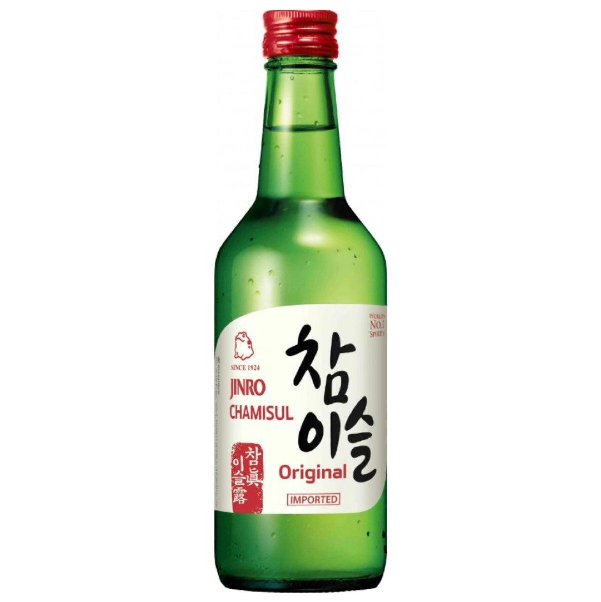 Hite-Jinro Cham Yi Sul Soju Classic - Original (Chamisul 20% Alc.) 350ml