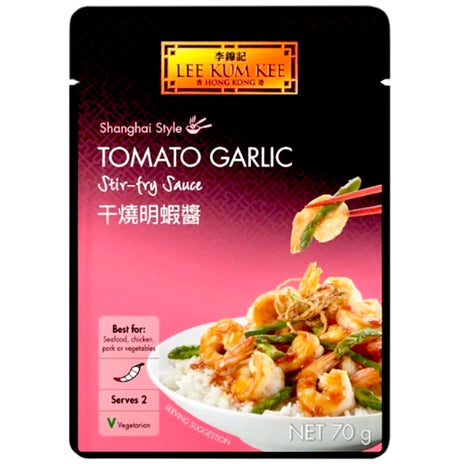 Lee Kum Kee Tomato Garlic Stir-fry Sauce (Shanghai Style) 70g - AOS Express