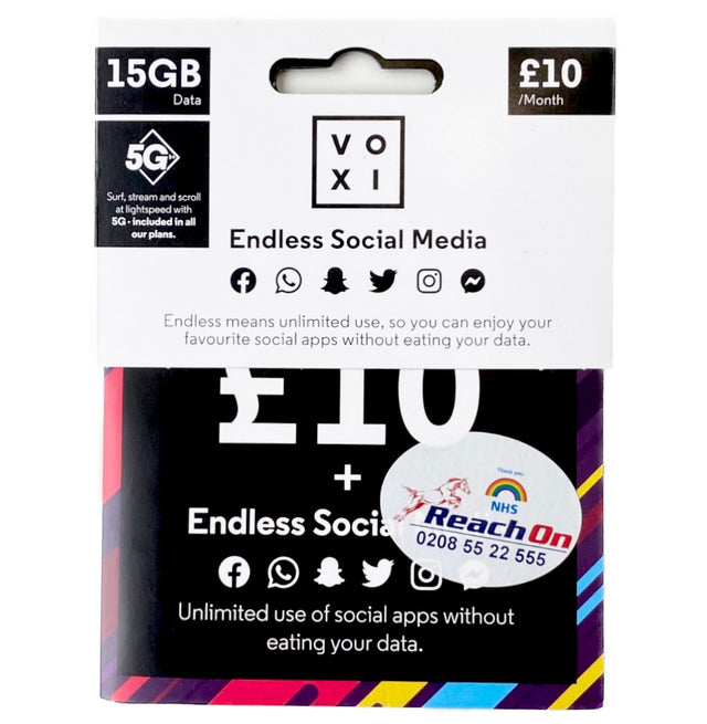 Sim Card Voxi 15GB Data - AOS Express