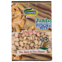 Ginni’s Jumbo Roasted & Salted Pistachio Nuts 150g - AOS Express