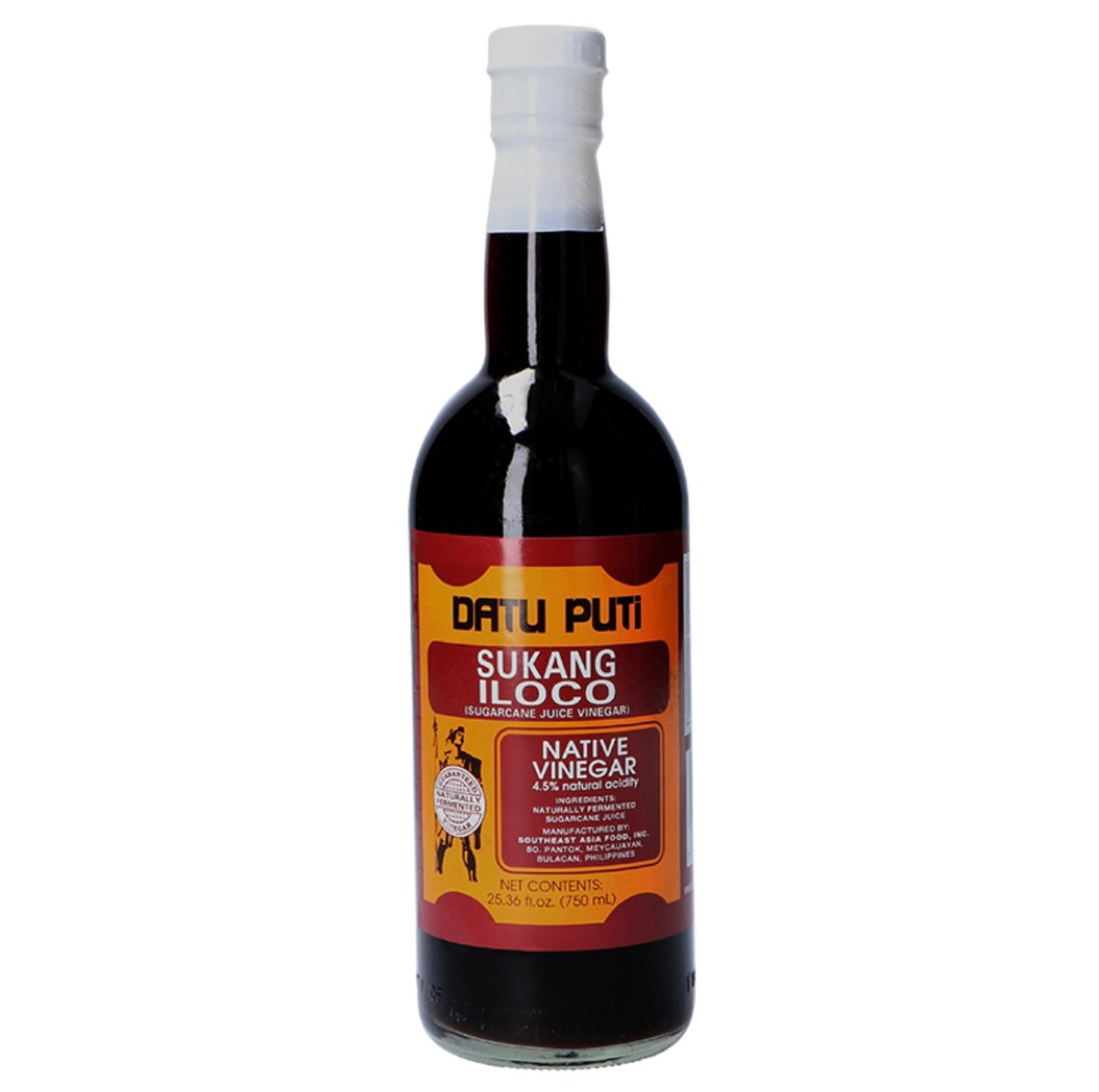 Datu Puti Sukang Ilocano (Sugarcane Vinegar) 750ml