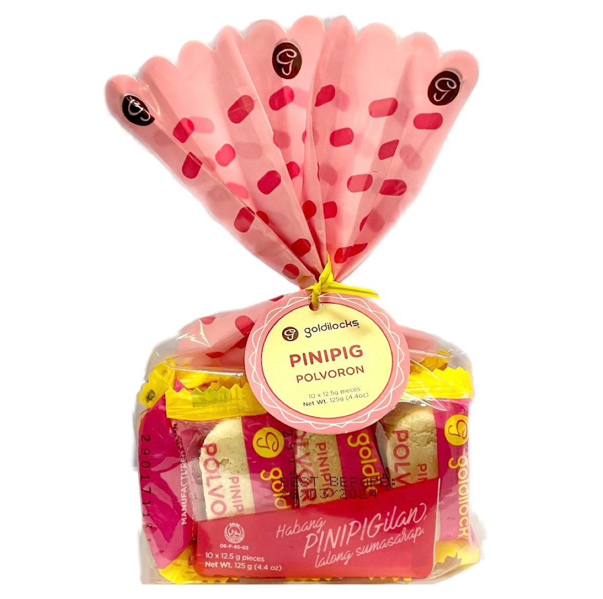 Goldilocks Polvoron Bites Pinipig (10x12.5g) 125g