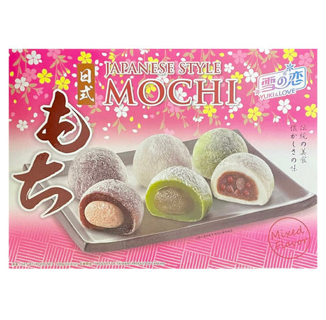 Yuki & Love (SG) Japanese Style Mochi Mixed (Red Ben, Green Tea & Taro) 300g - AOS Express