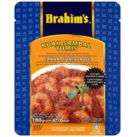 Brahim’s Kwah Sambal Tumis (Sambal Tumis Sauce) 180g - AOS Express