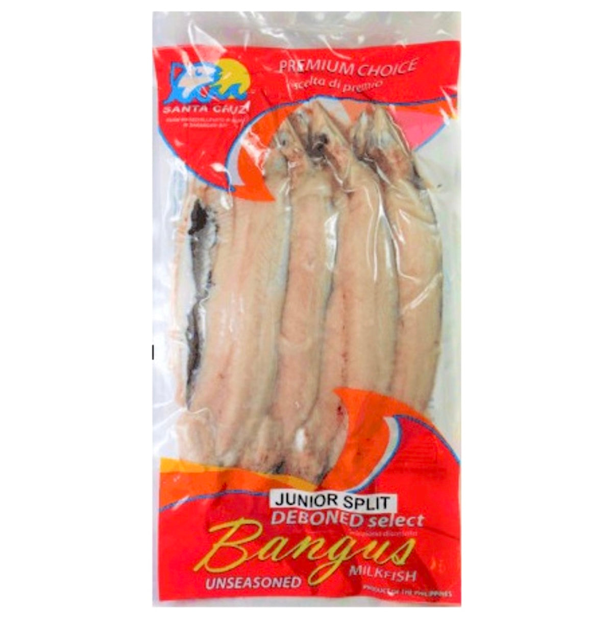 Santa Cruz Milkfish Junior Split Unseasoned Deboned (Bangus) 150-200g - AOS Express
